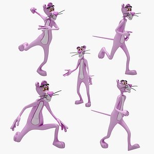 Pink Panther T-Pose ~ 3D Model ~ Download #91484628