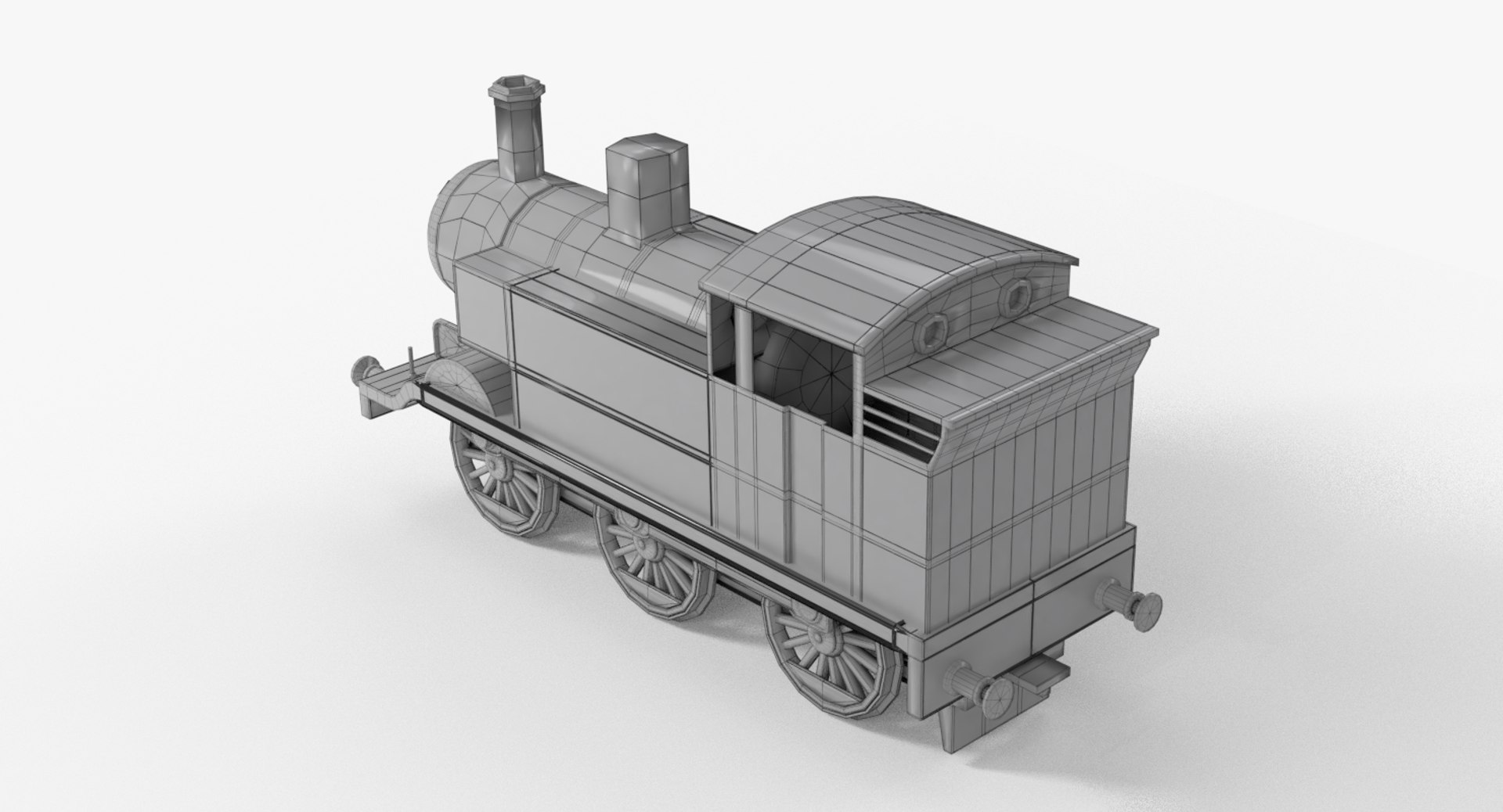 cartoon train toy thomas the tank engine 3D Model in Train 3DExport