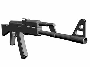 High Poly AK74