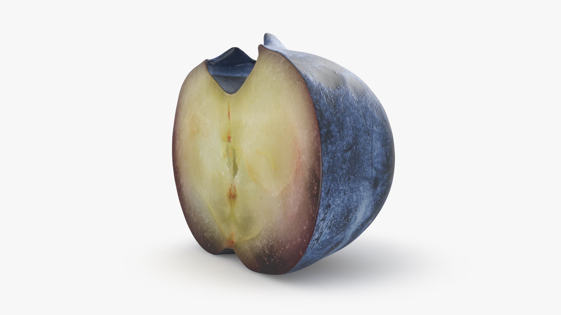 3D Half Blueberry - TurboSquid 2198995