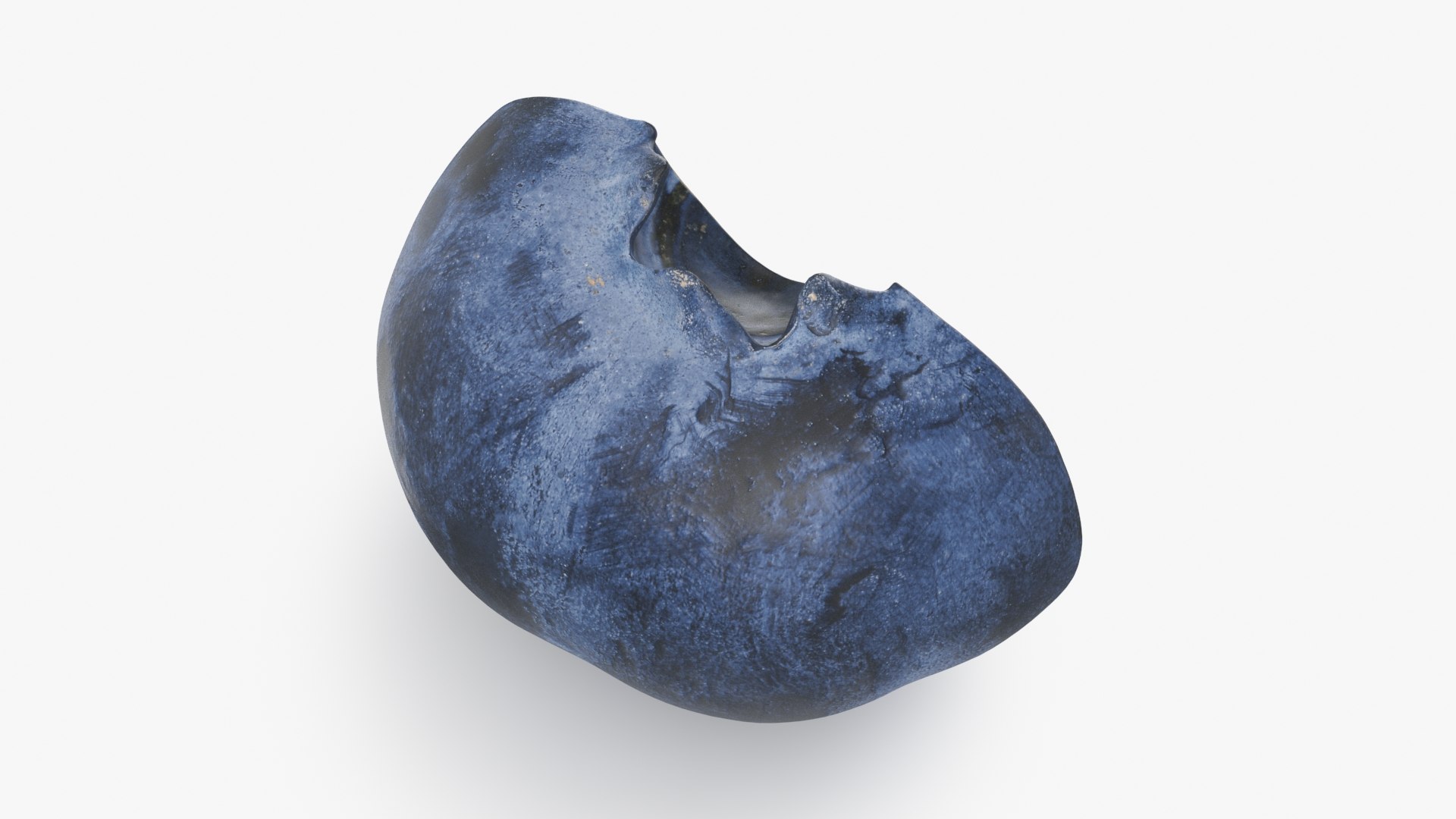 3D Half Blueberry - TurboSquid 2198995