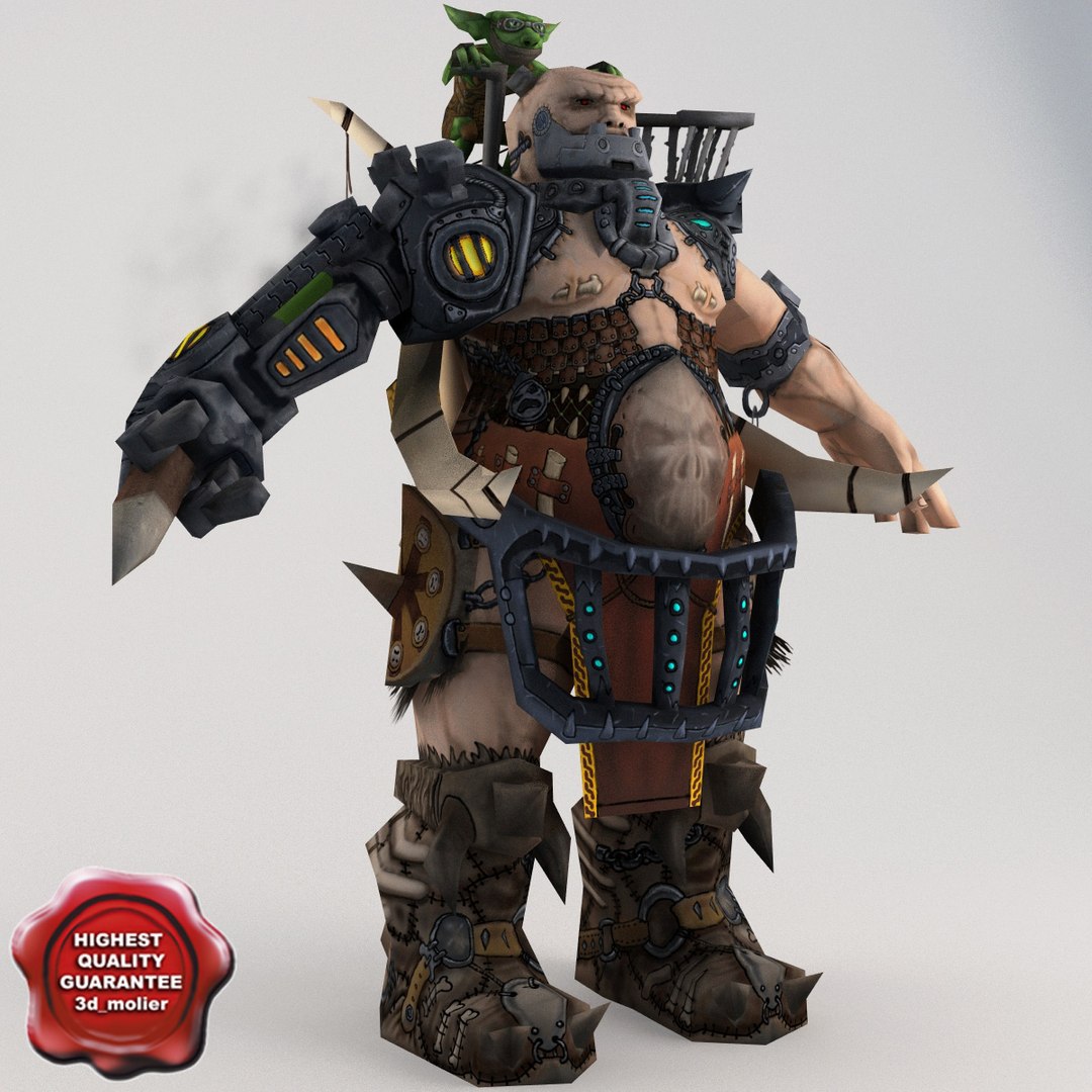 3d lwo ogre static