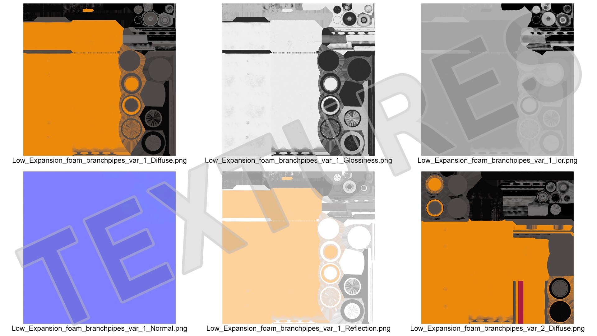 Low Expansion Foam Branchpipes Set 3D https://p.turbosquid.com/ts-thumb/OZ/yPCzso/fW/lowexpansionfoambranchpipessetvray3dmodel033/jpg/1634087092/1920x1080/fit_q87/5f8d77313dc72cde5e0a4f0cf4cfb9b7e69eca32/lowexpansionfoambranchpipessetvray3dmodel033.jpg