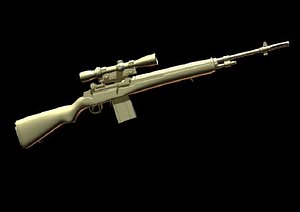 rifles 3d model