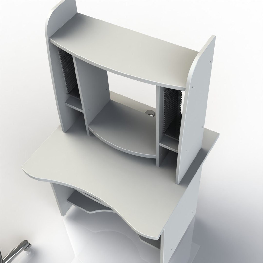 3d Model Desk Computer