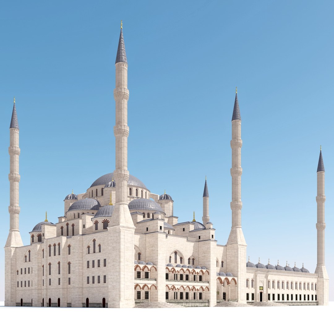 Sultan Ahmed Blue Mosque 3d 3ds