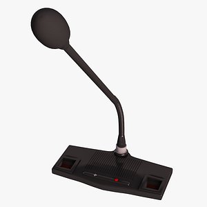 3D tabletop microphone model