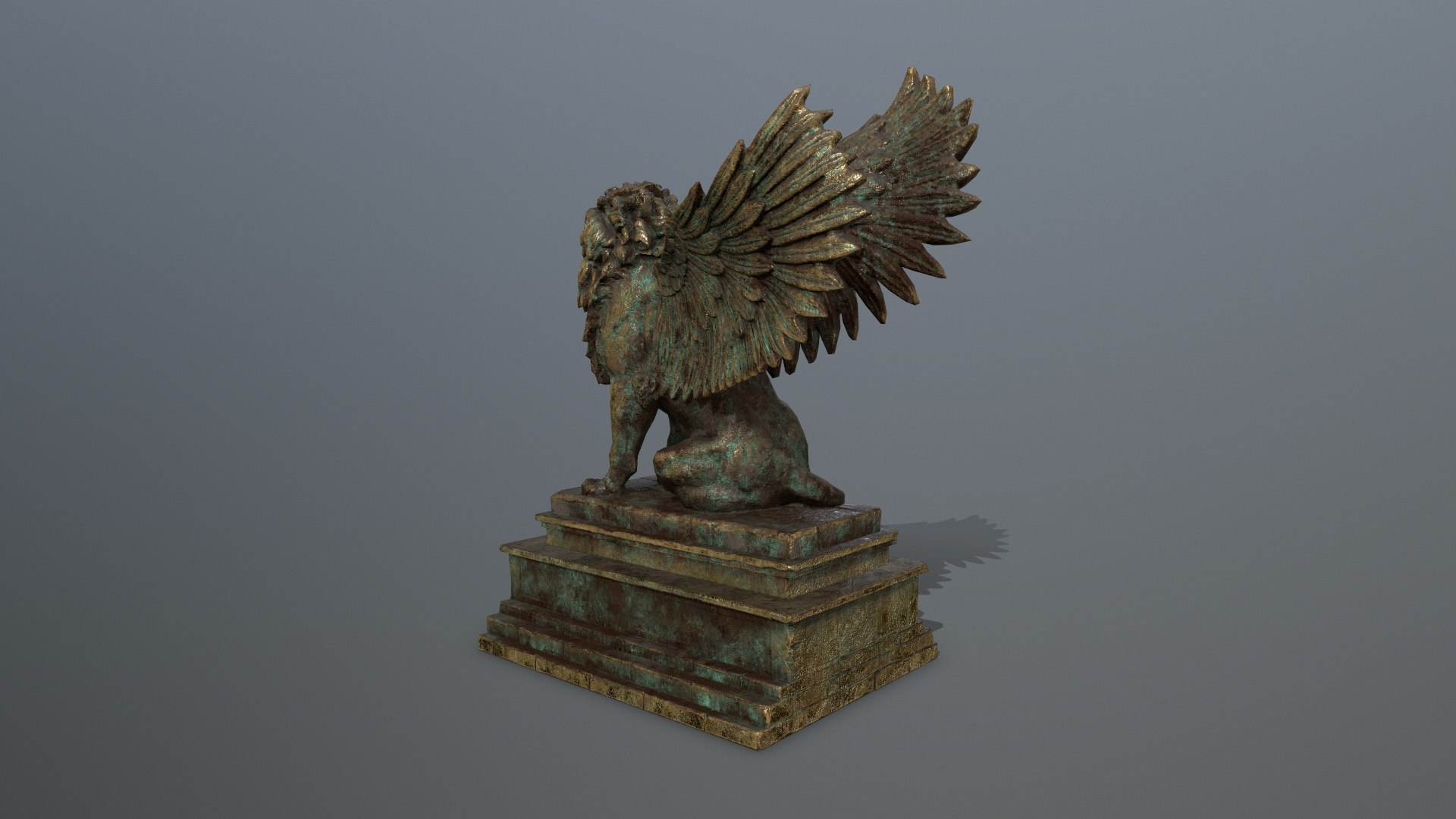 3D Model Lion Statue TurboSquid 1701174   44 