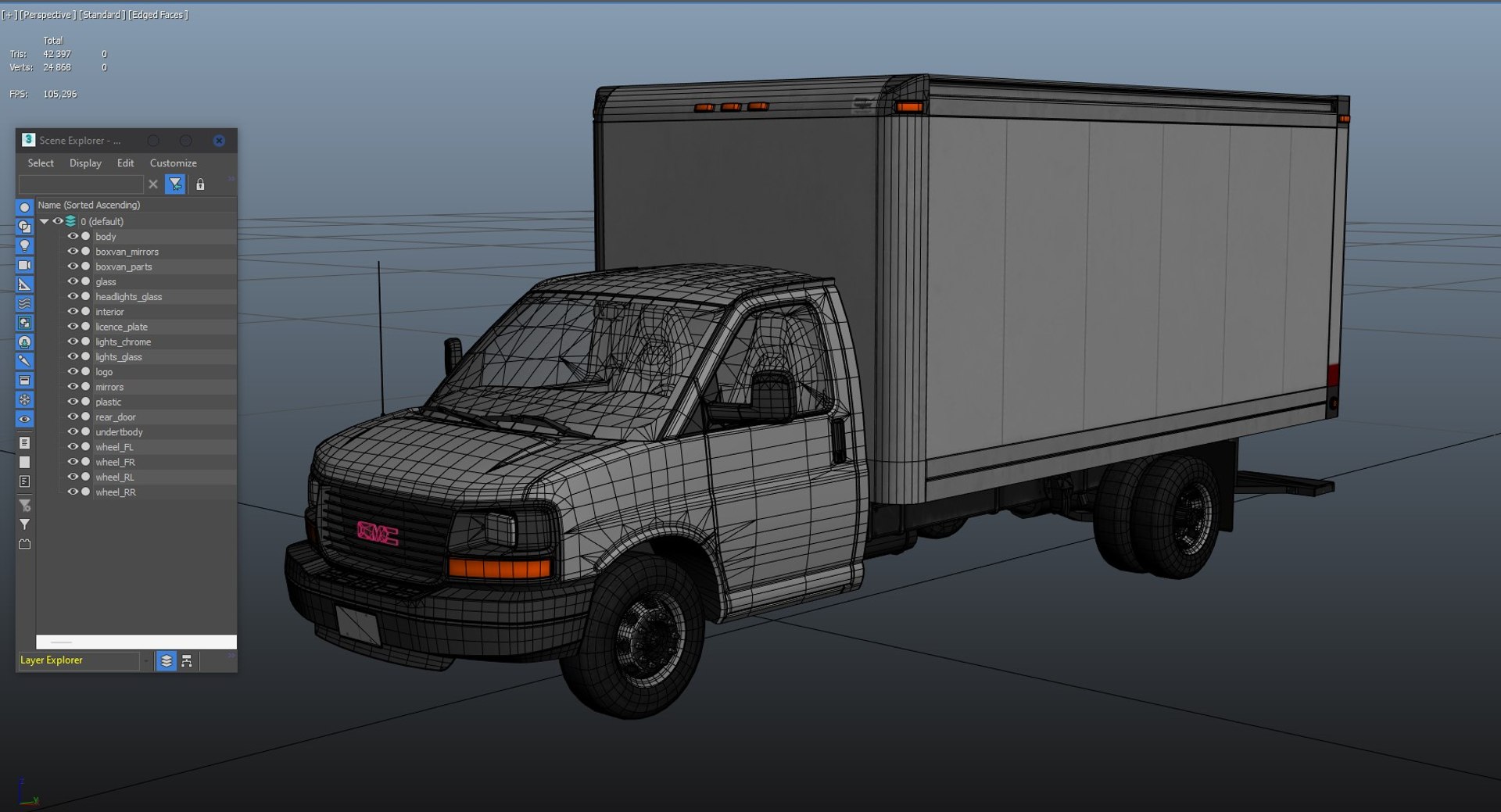 3D GMC Savanna 2005 box truck model https://p.turbosquid.com/ts-thumb/Oa/Kjwnzg/J6/screenshot_1/jpg/1682201371/1920x1080/fit_q87/0c4682f5c694cdf70b9c9227d6b428c72ab49ffc/screenshot_1.jpg