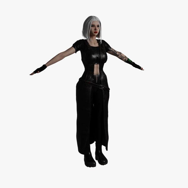 Fantasy Dystopian Warrior Character - Vega 3D model