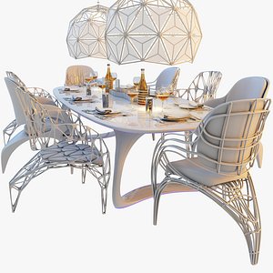 Futuristic Dining Set