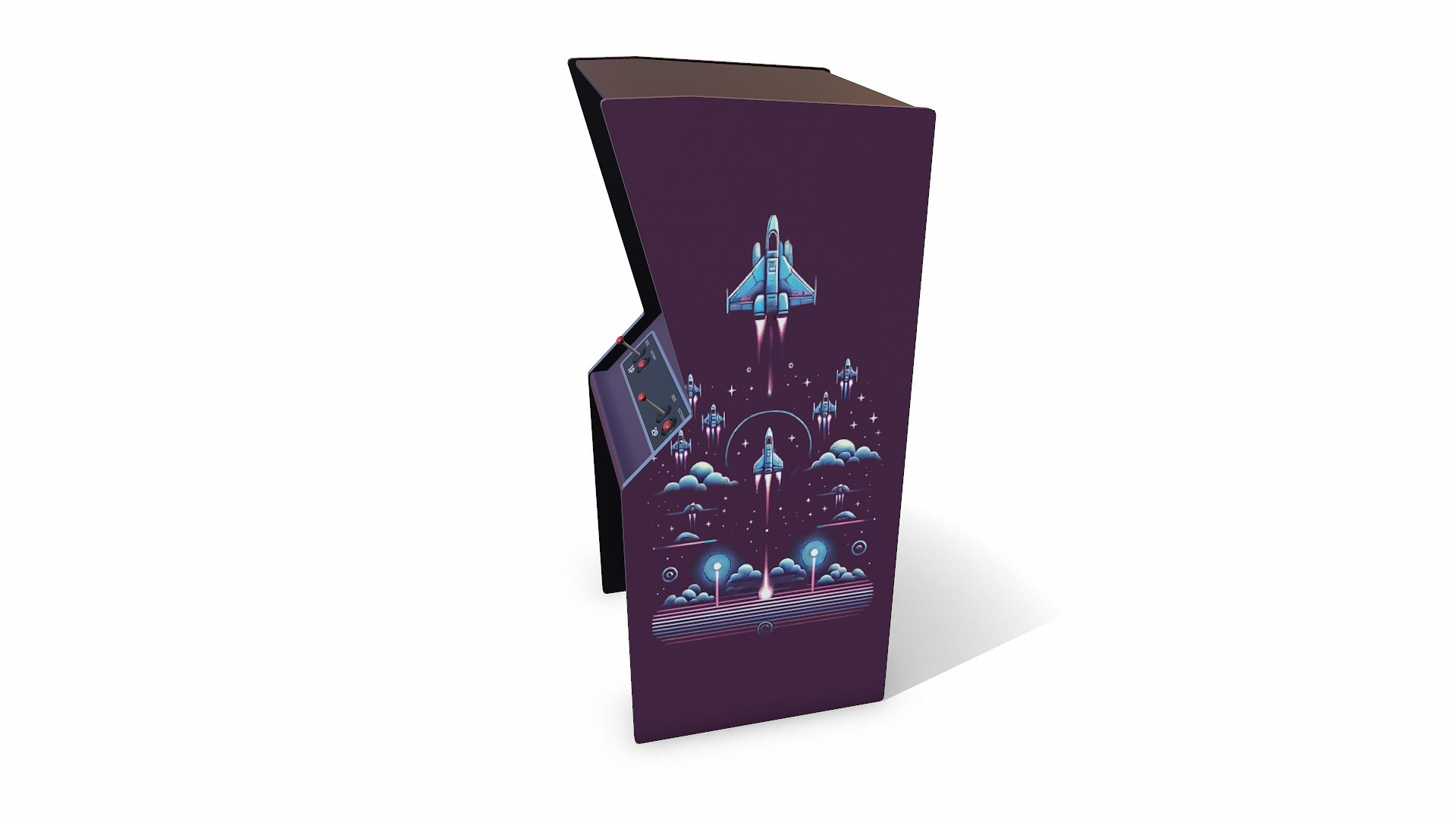 3D Old Vintage Arcade Machine Low-poly PBR Model - TurboSquid 2389297