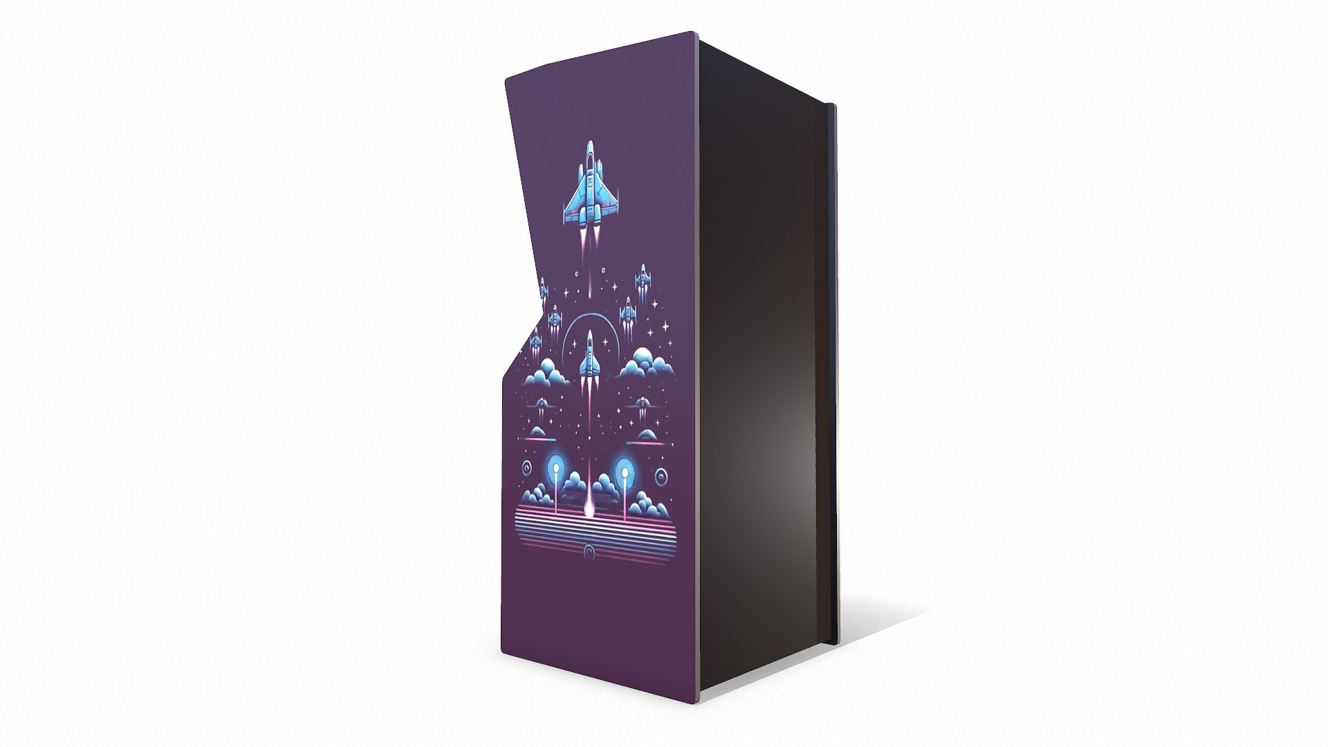 3D Old Vintage Arcade Machine Low-poly PBR Model - TurboSquid 2389297