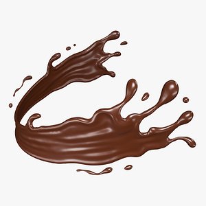 Chocolate Liquid Splash 005