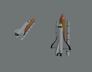 3D space shuttle model