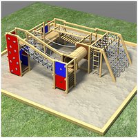 Climbing playset