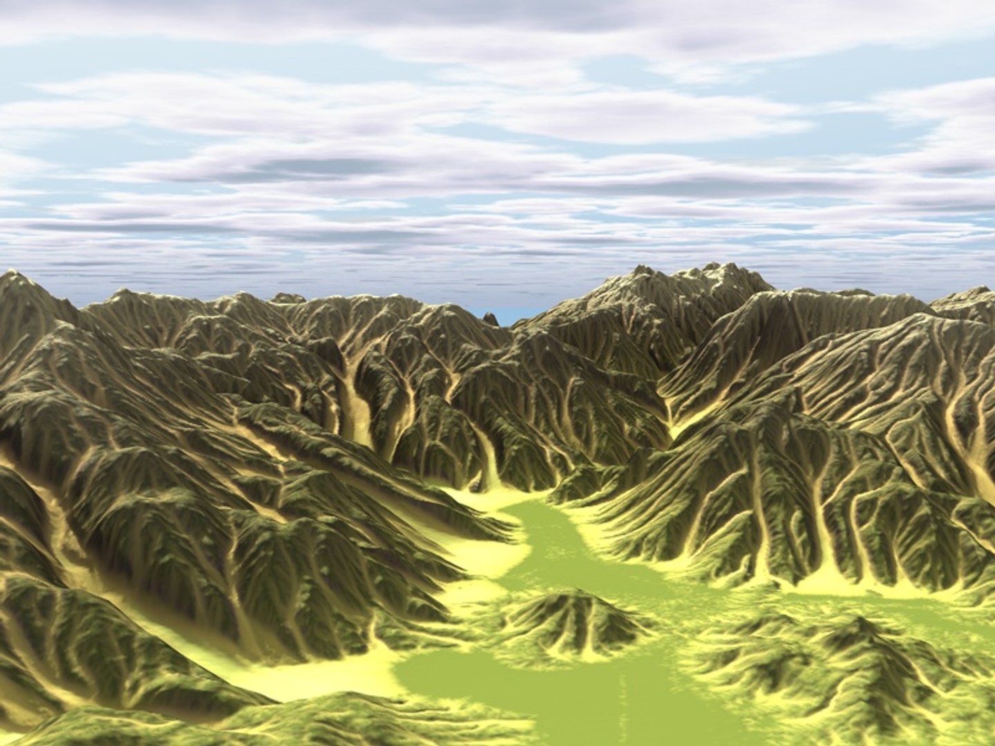 3d Model Of Terrain
