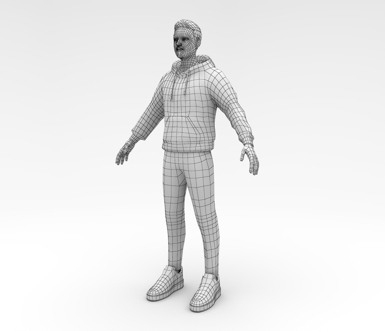 Cartoon Man 3d Model Turbosquid 2211905