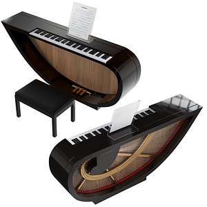 3D Piano Ravenchord
