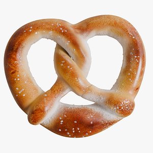 realisct pretzel 3D model