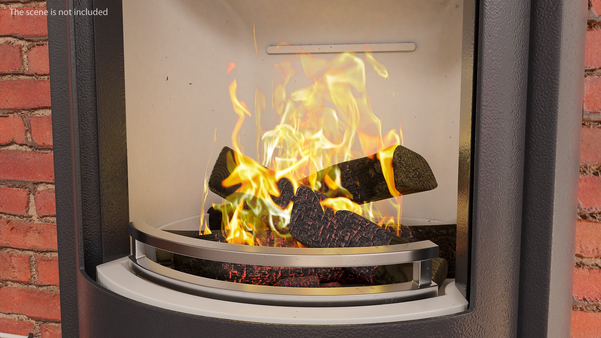 Bonfire Burning 3D model preview