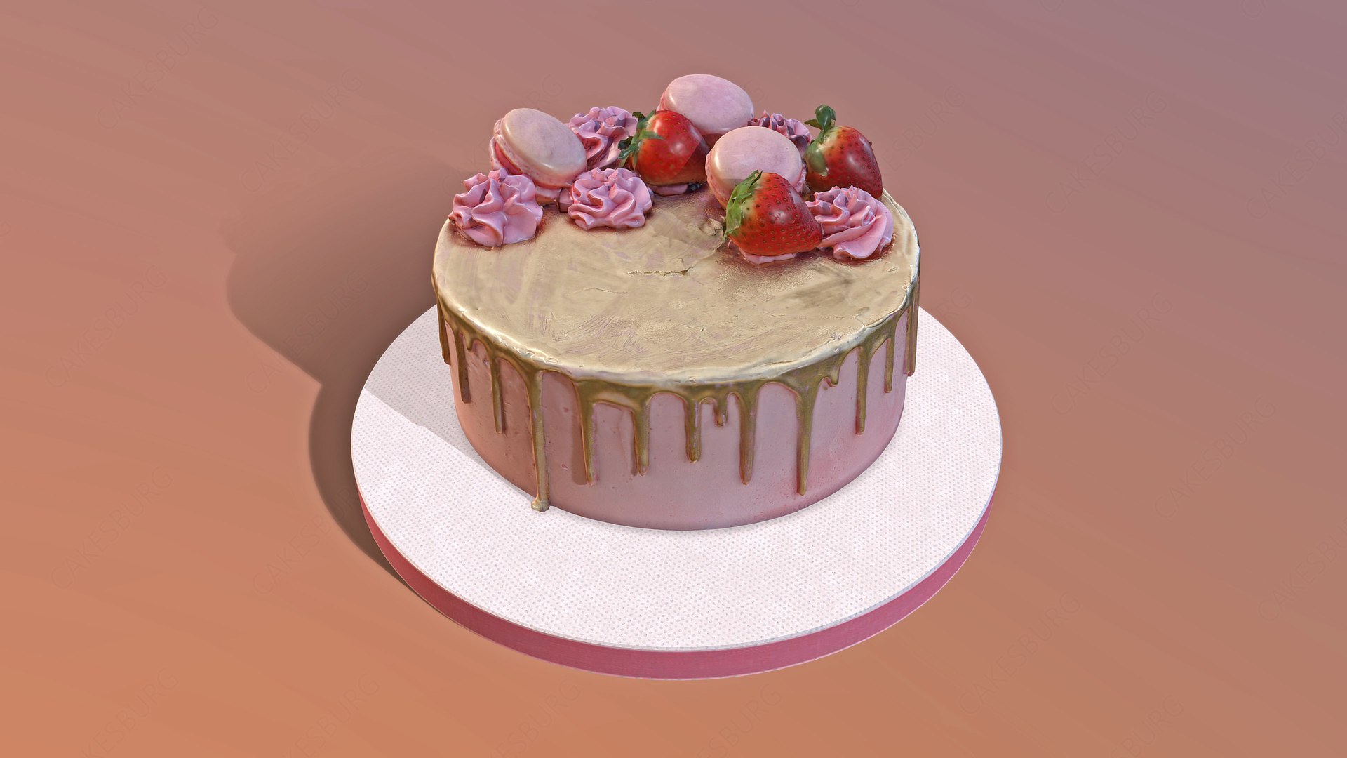 Golden Strawberry Drip Cake 3D model https://p.turbosquid.com/ts-thumb/Oa/jQZTtC/Jy/goldendripcakestrawberry02/jpg/1651006760/1920x1080/fit_q87/c0ac4a5407612b4fcf0b93adf4aecca466b8b14a/goldendripcakestrawberry02.jpg