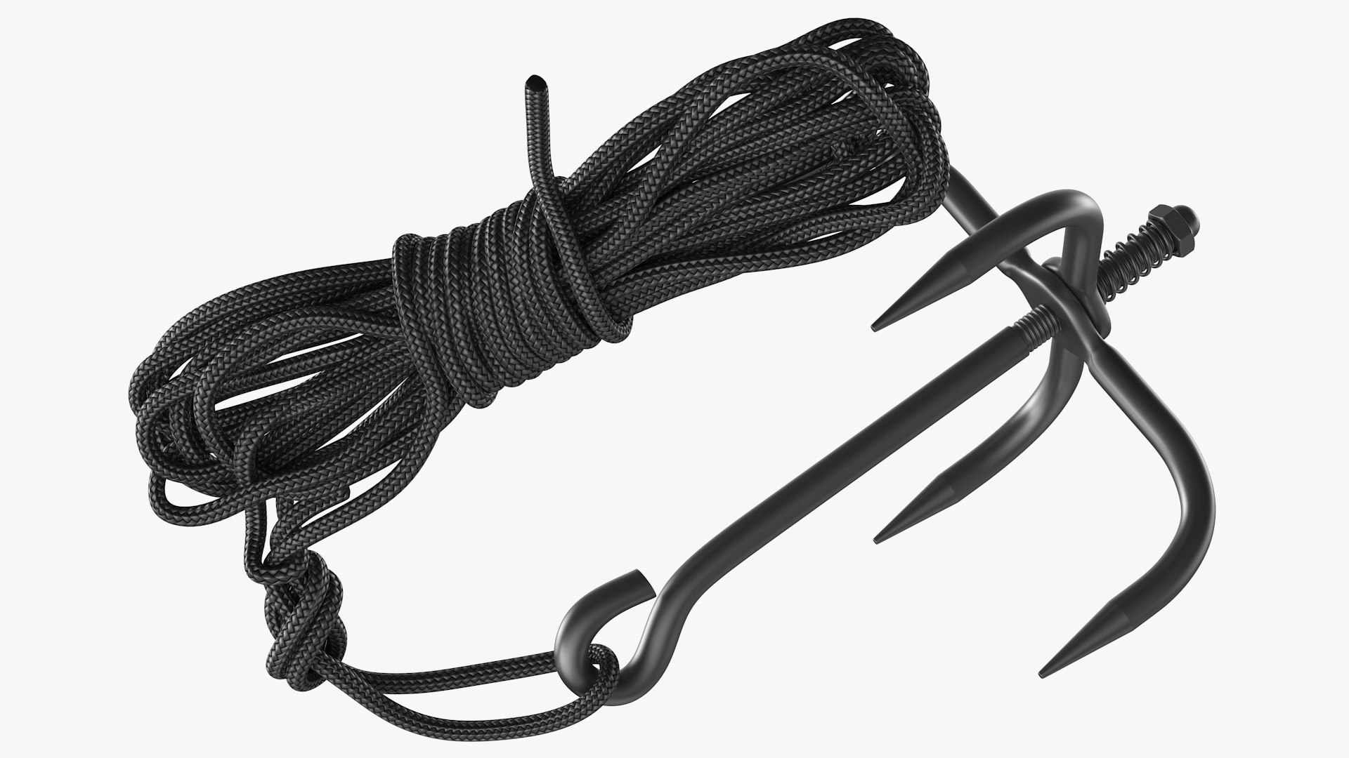 3D Folding Grappling Hook With Ropes Collection - TurboSquid 2049500