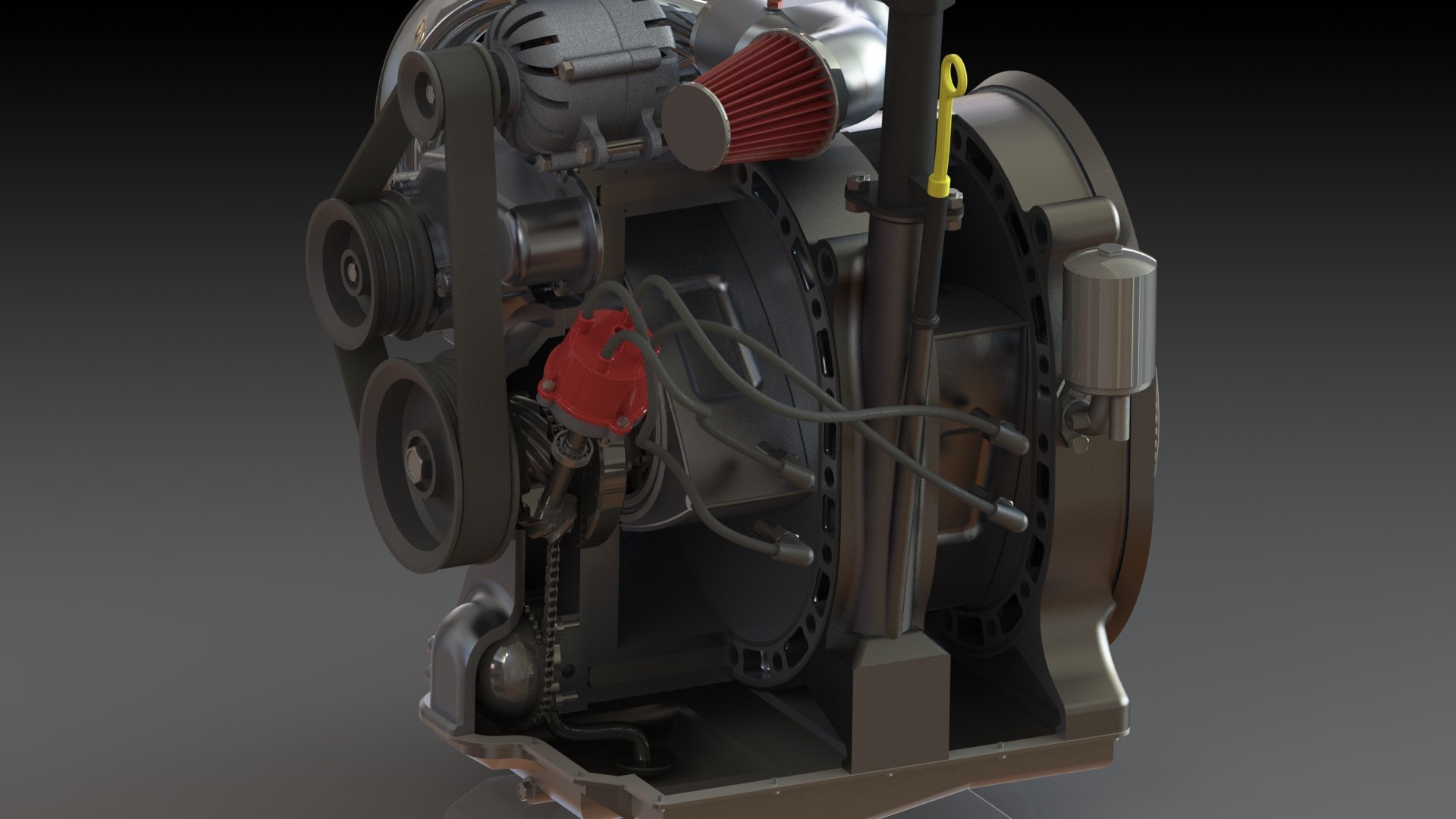 Engine Rotary Wankel Model - TurboSquid 1609534