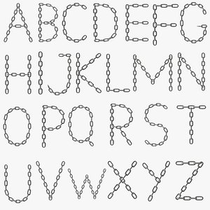 Chain Letters Alphabet Collection