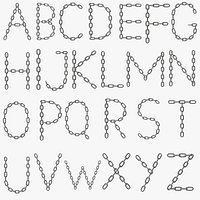 Chain Letters Alphabet Collection