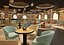 Luxury hookah bar coffee restaurant interior design