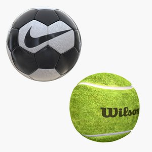 3D soccer ball tennis