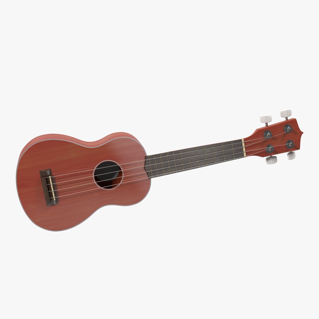 Ukulele Generic 3D model preview