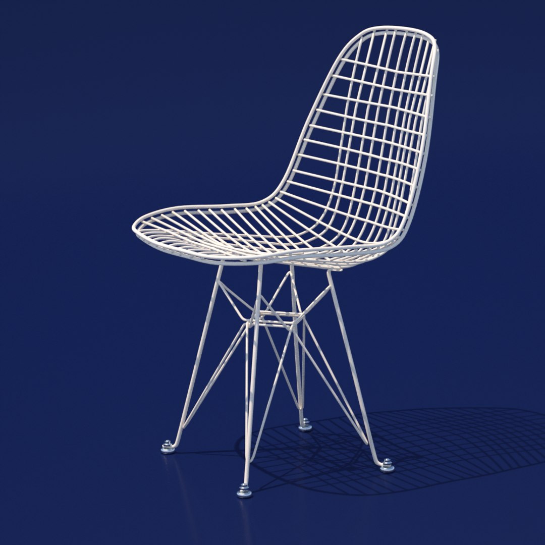 3d Eames Wire Chair Model