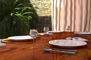 table set 3d model