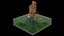 Chatka morska Low Poly — gotowa do gry