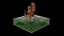 Chatka morska Low Poly — gotowa do gry