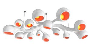 Fertility Form illuminated sculpture by Rogan Gregory R Company