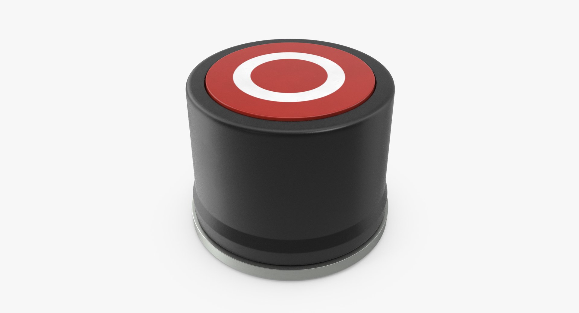 3D Button 01 Red - TurboSquid 1204178