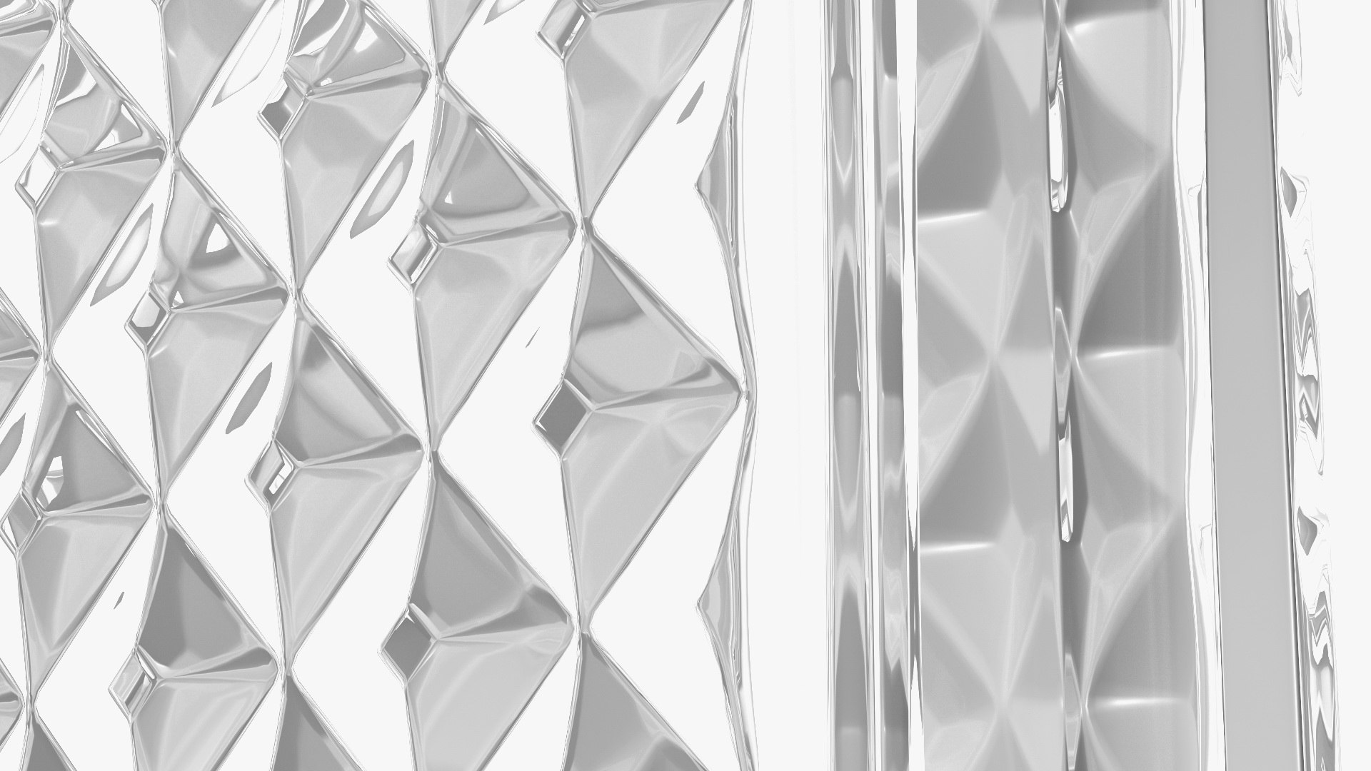 3D Clear Glass Block Diamond Pattern model TurboSquid 1830851