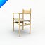 Hans Wegner CH37 Sedia
