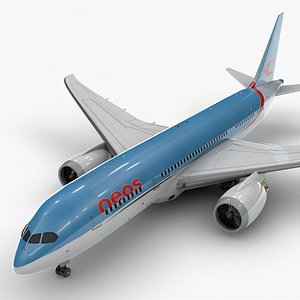 3D 787 dreamliner neos air model