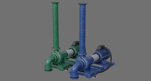 water pump 2b 3D model