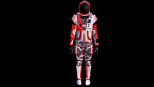 Astronaut Spacesuit Indonesia 3D model