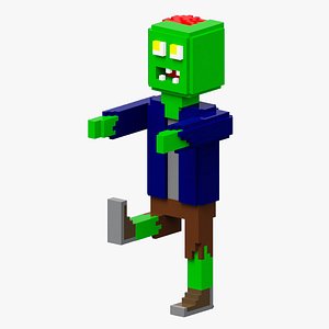 Zombie Voxel 3D model