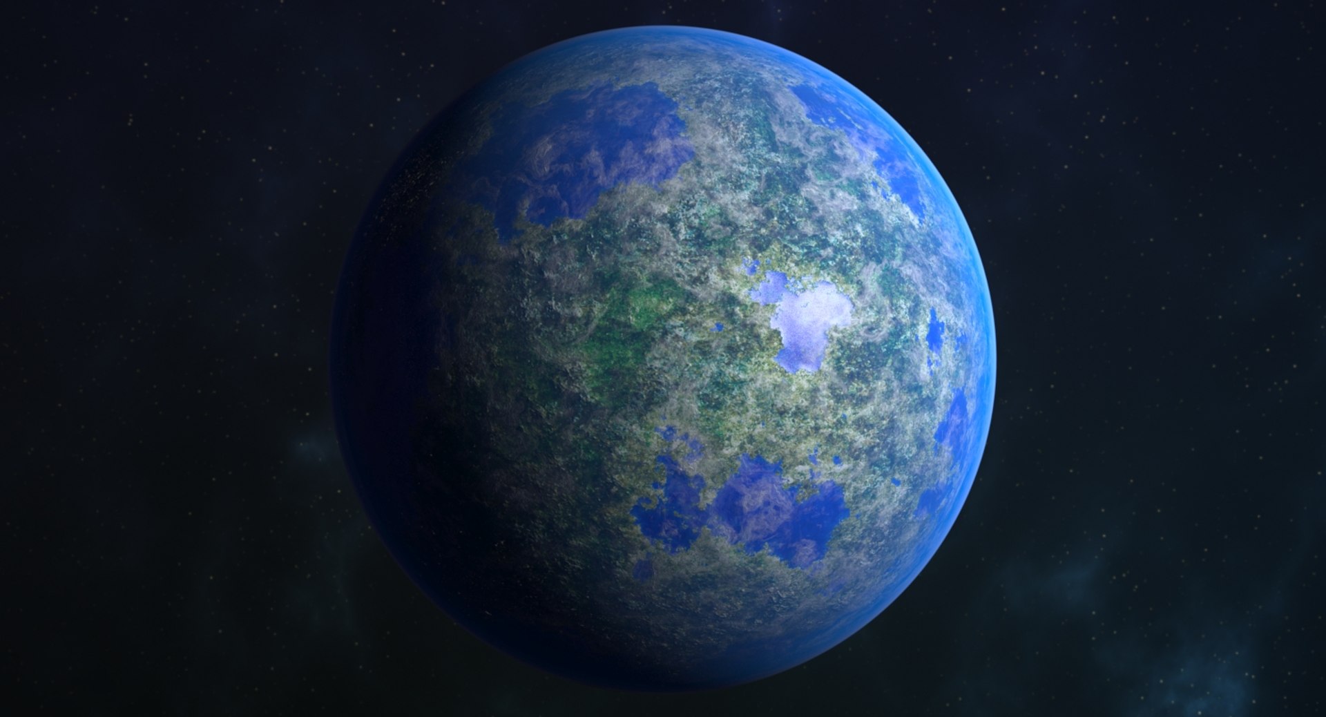 Space Planet 3D - TurboSquid 1226593, image size:1920x1038