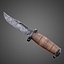 Ka-Bar K1 Tactical Knife AAA PBR Game Ready Melee Asset