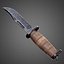 Ka-Bar K1 Tactical Knife AAA PBR Game Ready Melee Asset