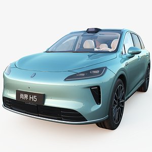 2026 HUAWEI HIMA SAIC H5 PRO with interior 3D model