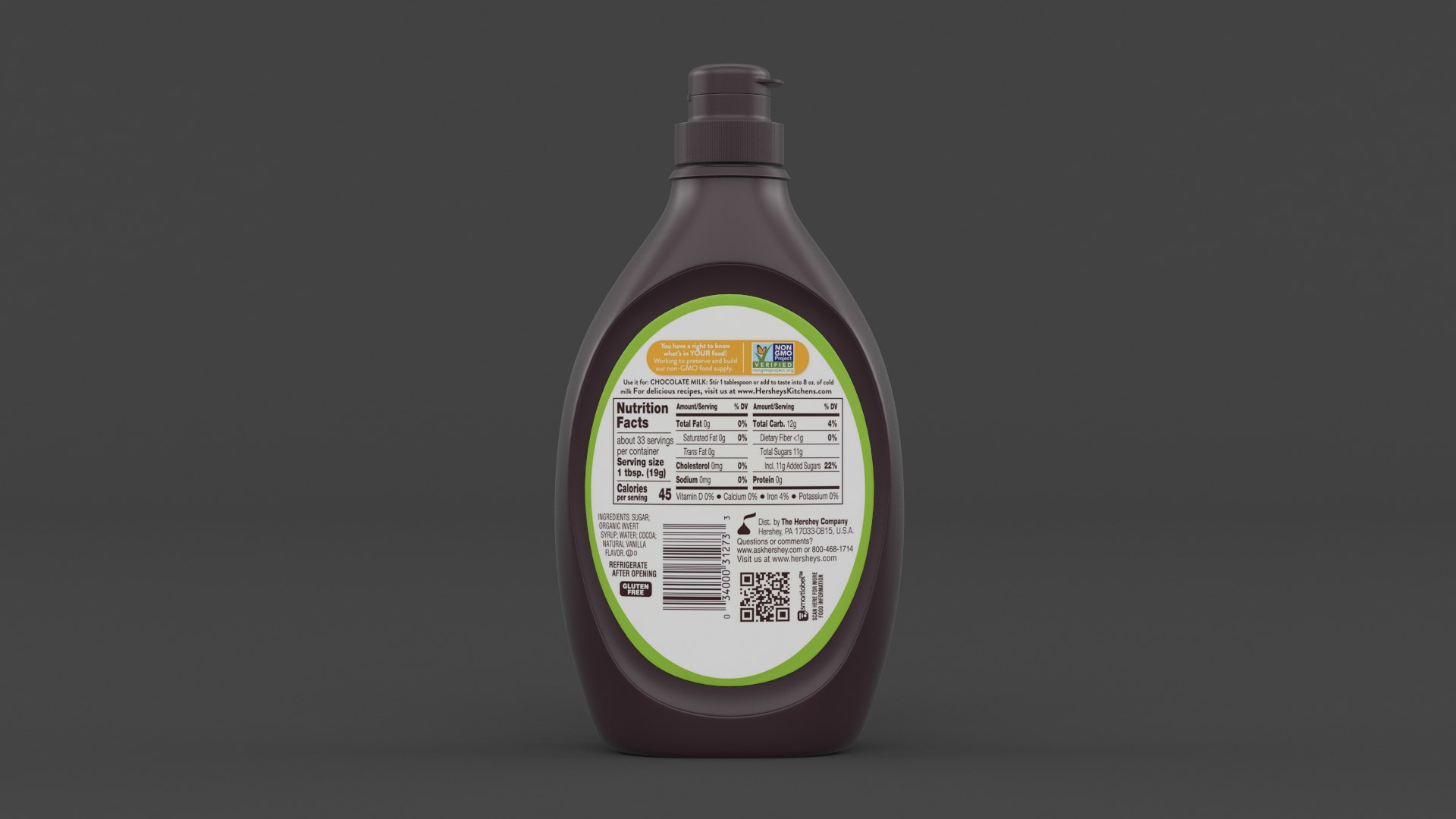 3D Syrup Bottle - TurboSquid 2167115